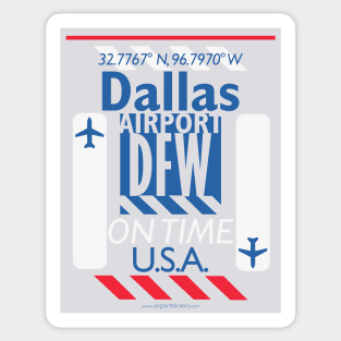 Dallas aviation code sticker design 20210927 Sticker